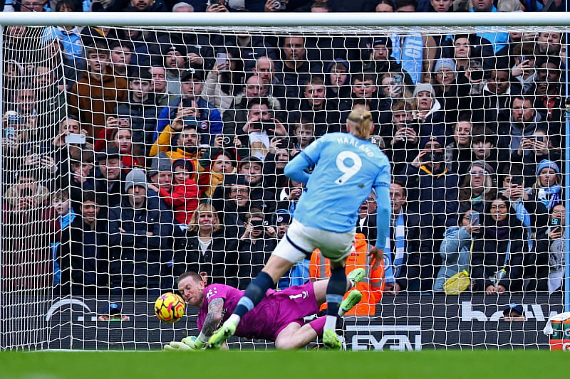 Pickford odbranio penal Haalandu (Foto: Reuters)