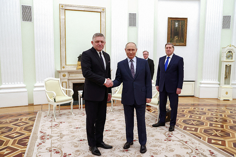 Robert Fico i Vladimir Putin (Foto: Reuters)