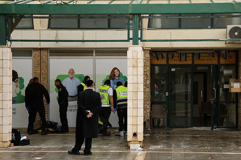 Mjesto napada nožem u centralnom Izraelu (Foto: Reuters)