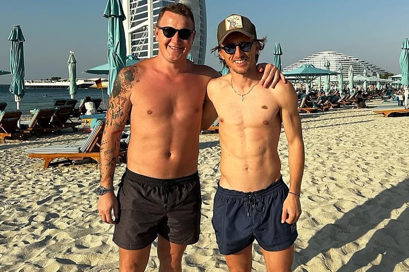 Ibričić i Modrić u Dubaiju (Foto: Instagram)