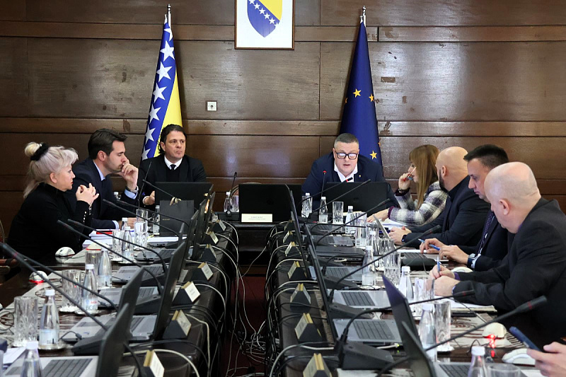 Današnja sjednica Vlade FBiH (Foto: Vlada FBiH)