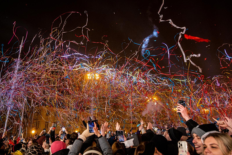 Nova godina u Zagrebu (Foto: Pixsell/ Mia Slafhauzer)