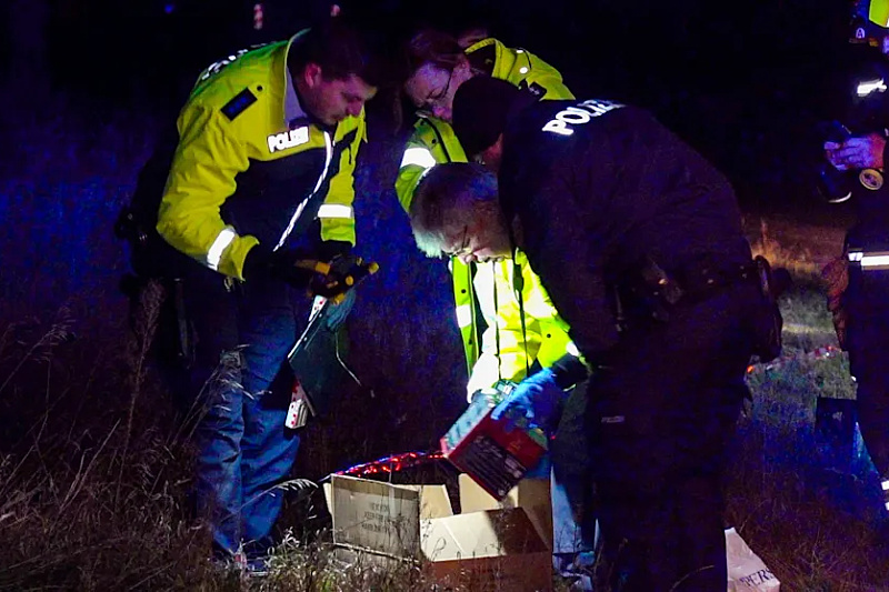 Policija na mjestu događaja u Kremmenu (Foto: 7aktuell.de)