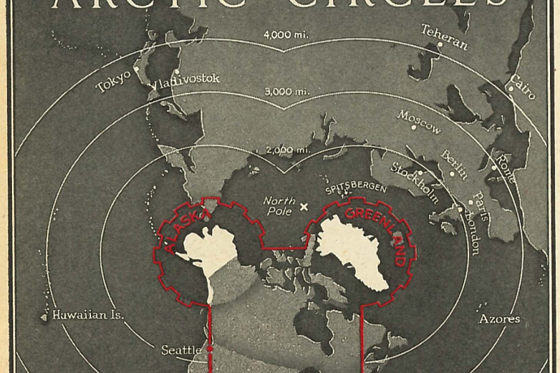 Mapa eventualnog pripajanja Grenlanda iz 1947. godine (Foto: TIME)