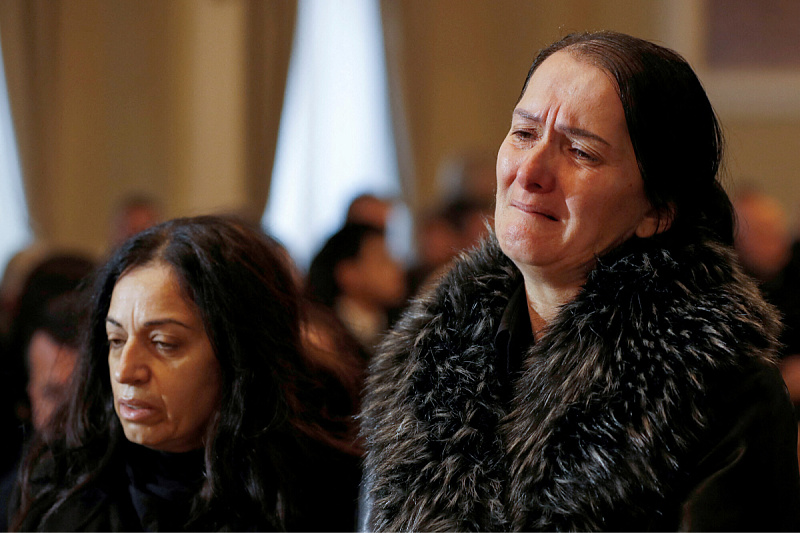 Članovi porodice su se oprostili od svojih voljenih (Foto: Reuters)