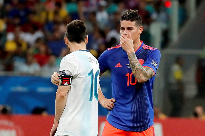 Lionel Messi i James Rodriguez (Foto: EPA-EFE)