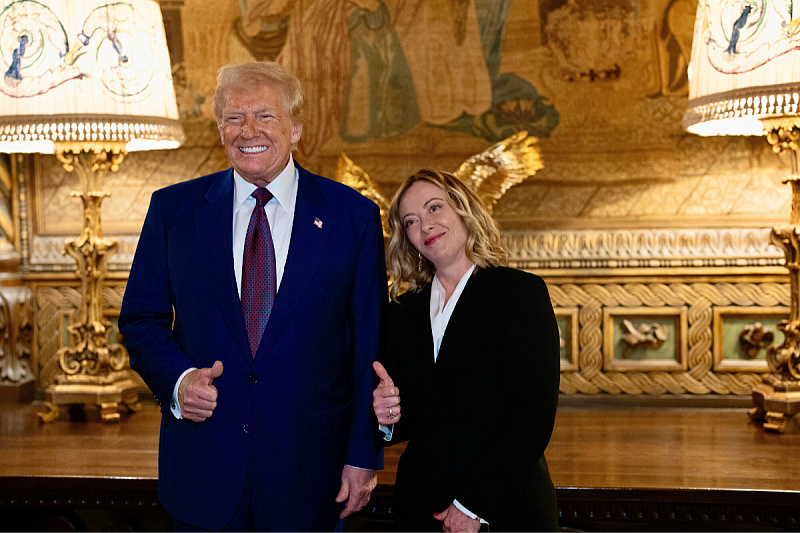 Donald Trump i Giorgia Meloni (Foto: Reuters)