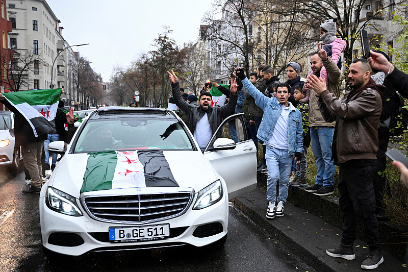 Sirijci su u Njemačkoj proslavili pad Assada (Foto: Reuters)