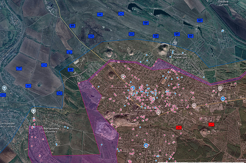 Foto: Mreža X / Ukraine control map