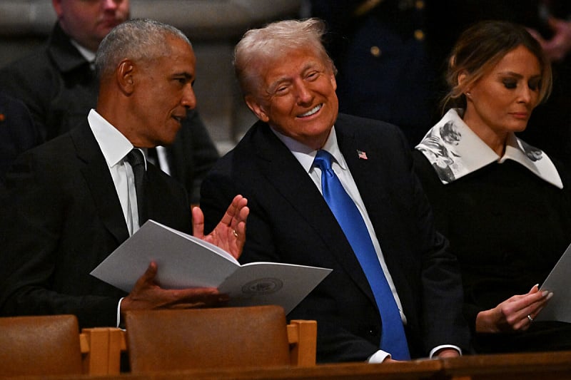 Barack Obama i Donald Trump (Foto: Reuters)