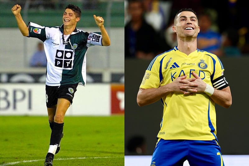 Ronaldo je prvi gol postigao 2002. godine za Sporting