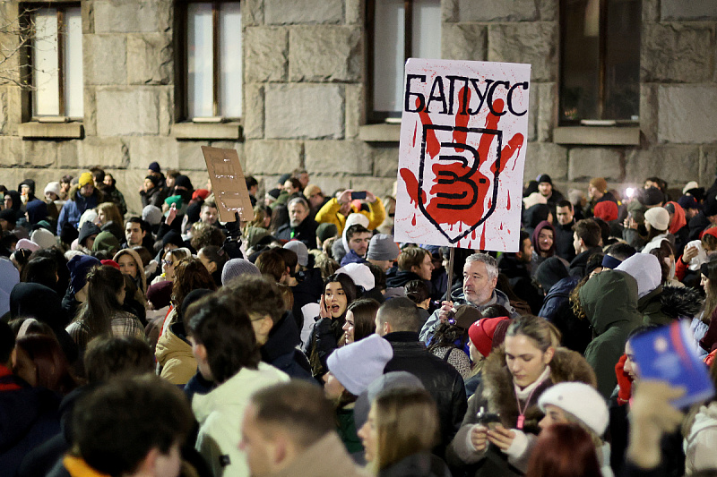 Studentski protesti uživaju veliku podršku među građanima Srbije (Foto: Reuters)