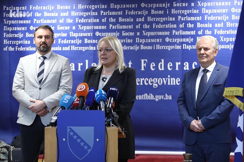 Igor Stojanović, Lidija Bradara i Refik Lendo (Foto: I. L./Klix.ba)