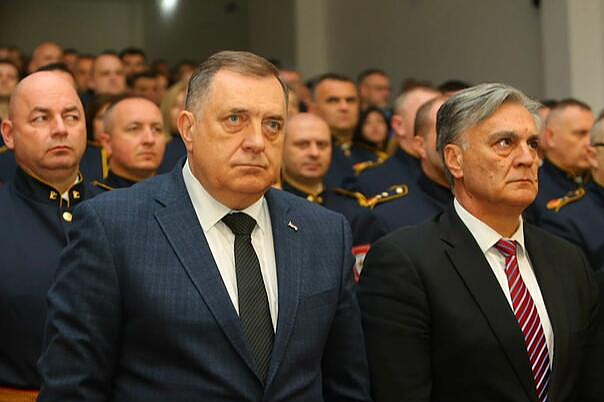 Milorad Dodik i Siniša Karan (Foto: SRNA)