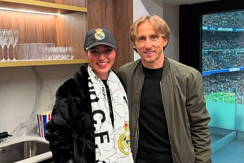 Sheyda Maghsoodlurad i Luka Modrić (Foto: Instagram)