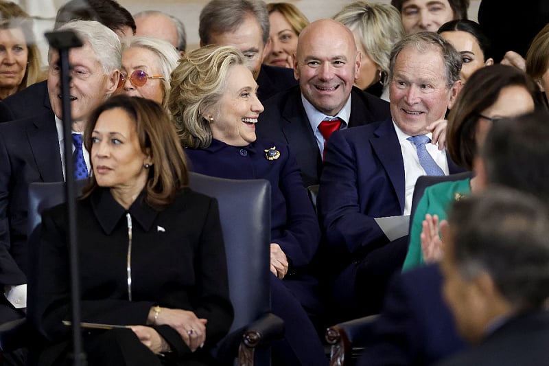 Kamala Harris i Hillary Clinton se nasmijale na ovu Trumpovu izjavu (Foto: Reuters)