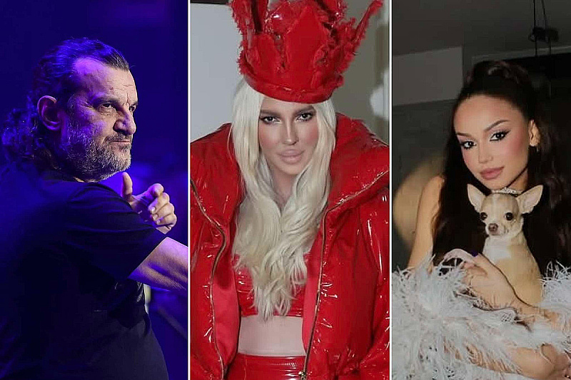 Aca Lukas, Jelena Karleuša i Breskvica (Foto: Pixsell/Matija Habljak - Instagram)