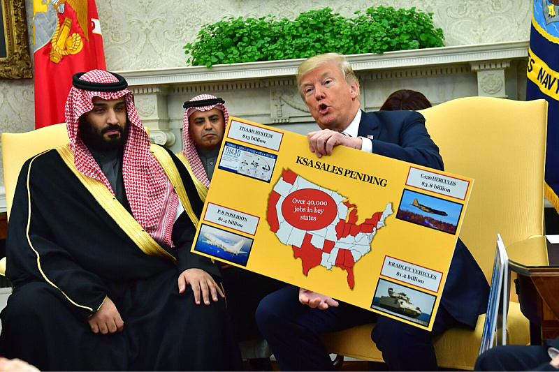 Mohammed Bin Salman i Donald Trump (Foto: EPA-EFE)