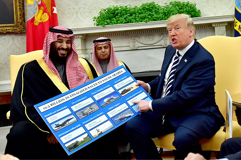 Mohammed Bin Salman i Donald Trump (Foto: EPA-EFE)