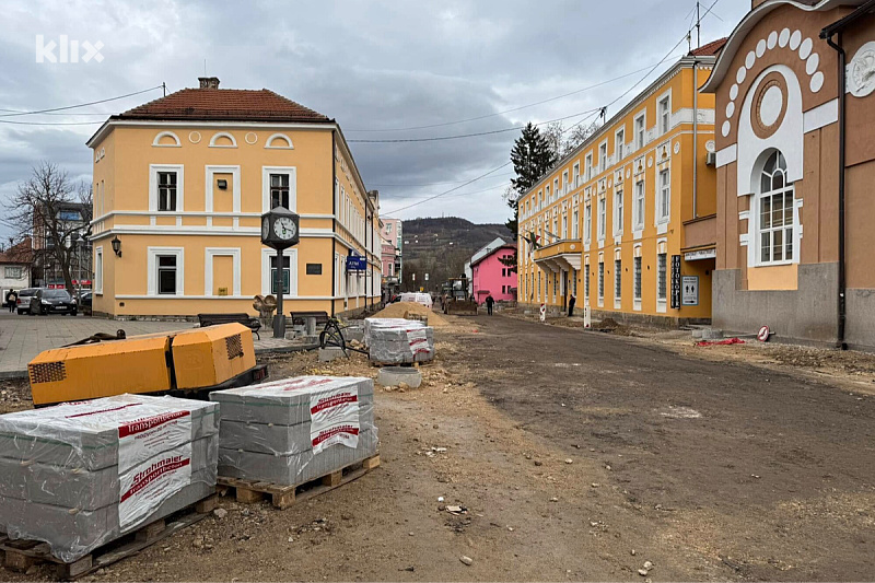 Trenutni izgled centra Visokog (Foto: Klix.ba)