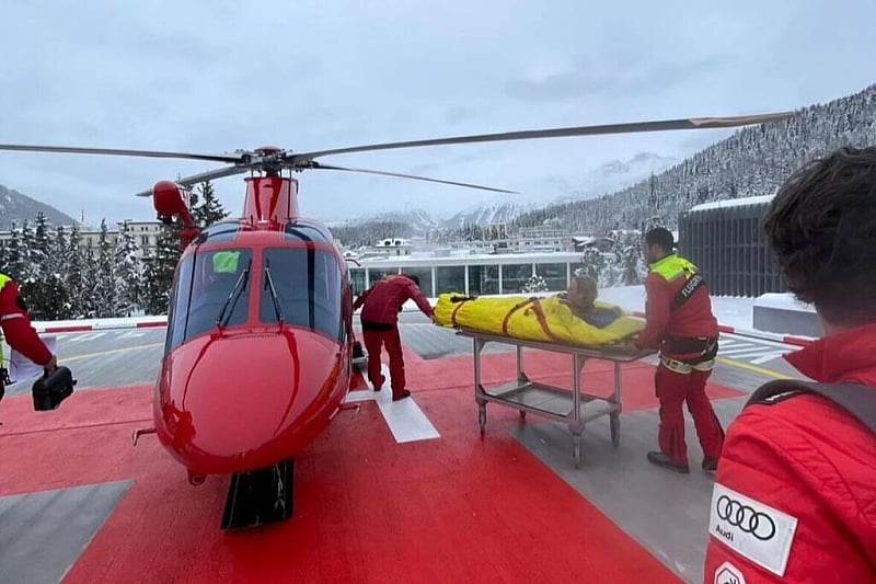 Ortlieb doživjela stravičan pad u Garmisch-Partenkirchenu (Foto: Twitter)