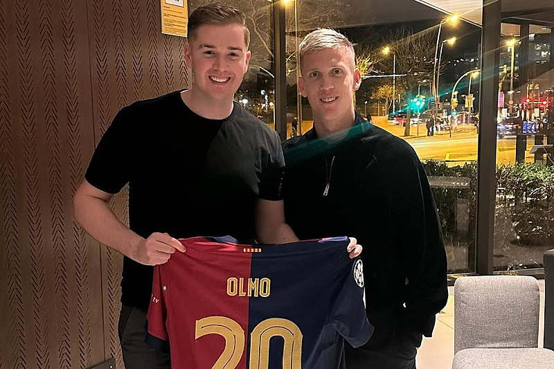 Anid Ćušić i Dani Olmo (Foto: Instagram)