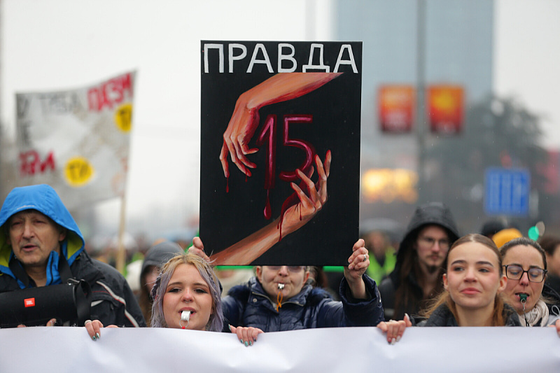 Širom Srbije se održavaju protesti (Foto: EPA-EFE)