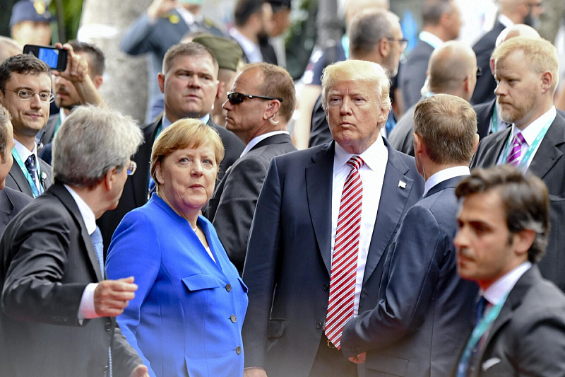 Angela Merkel i Donald Trump (Foto: EPA-EFE)