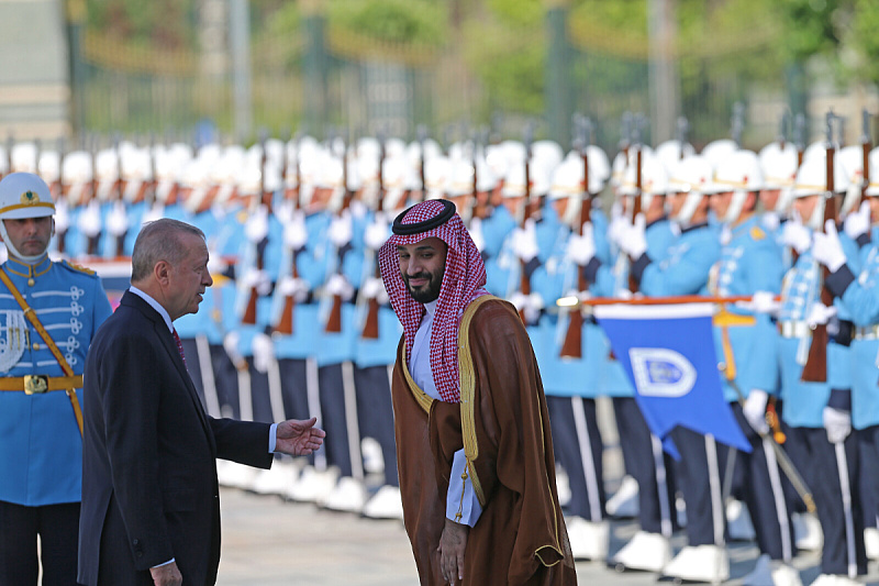 Recep Tayyip Erdogan i princ Mohammed bin Salman (Foto: EPA-EFE)