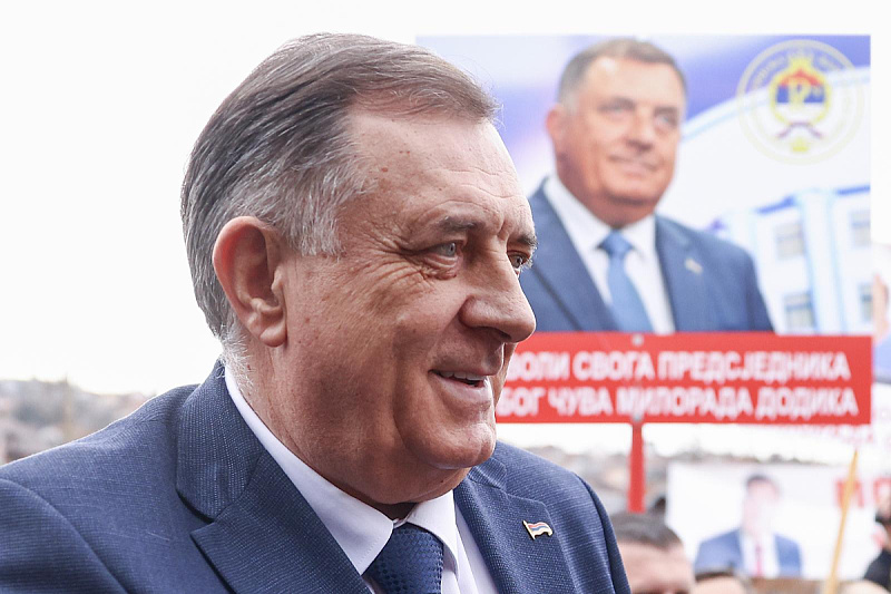 Dodik uoči današnjeg ročišta (Foto: Armin Durgut/Pixsell)