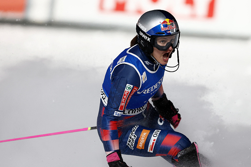 Fenomenalna Zrinka Ljutić slavila treću slalomsku pobjedu ove sezone (Foto: Reuters)