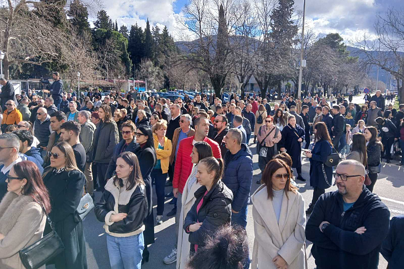 Trebinje: Građani dižu glas protiv nasilja (Foto: RTRS)