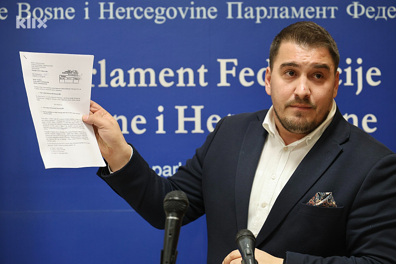 Haris Zahiragić, delegat Doma naroda Parlamenta FBiH (Foto: I. Š./Klix.ba)