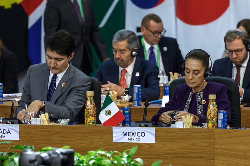 Justin Trudeau i Claudia Sheinbaum (Foto: EPA-EFE)