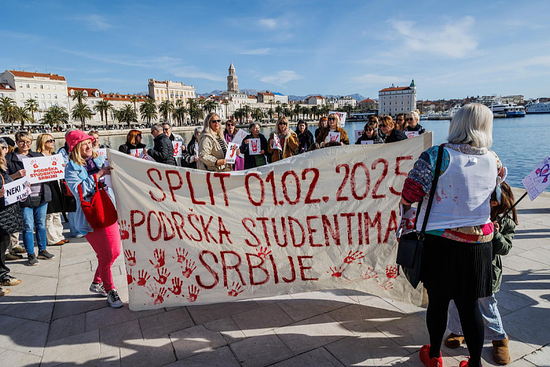 Skup podrške u Splitu (Foto: Zvonimir Barisin/Pixsell)