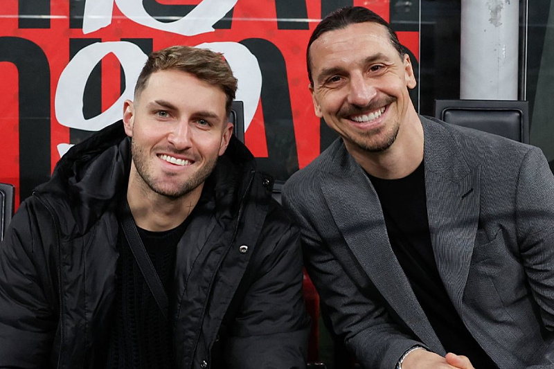 Gimenez i Ibrahimović sinoć na San Siru (Foto: AC Milan)