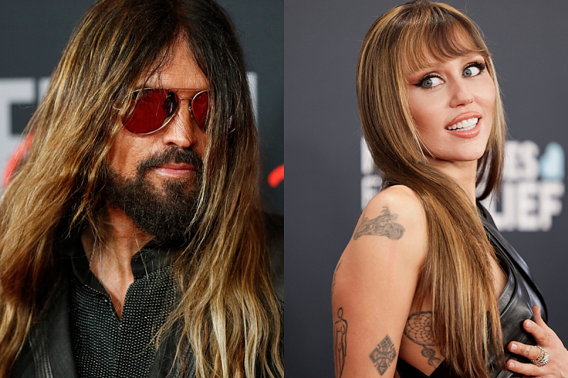 Billy Ray Cyrus i Miley Cyrus (Foto: EPA-EFE)