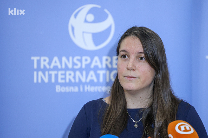 Direktorica Transparency Internationala BiH Ivana Korajlić (Foto: I. L./Klix.ba)