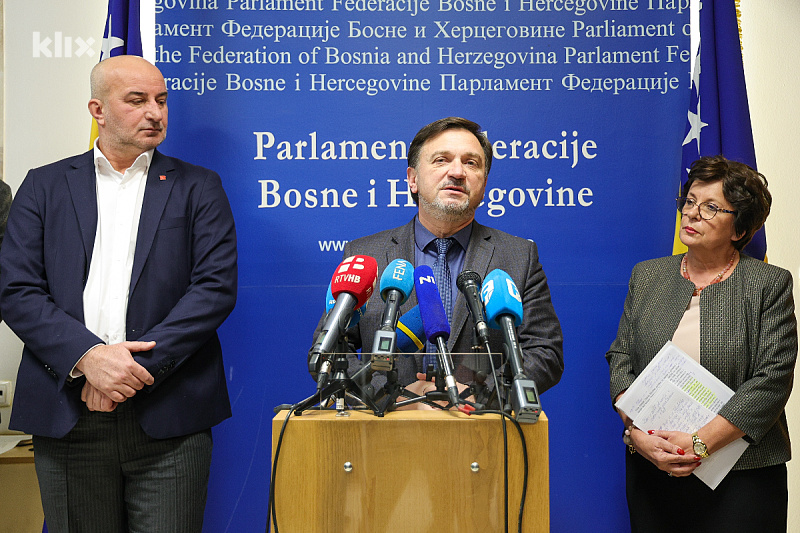 Press konferencija Naše stranke (Foto: I. L./Klix.ba)