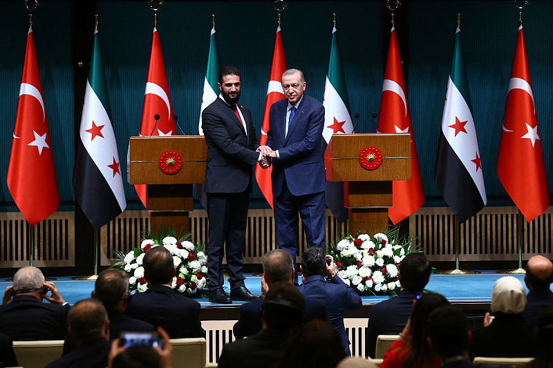 Ahmed al-Sharaa i Recep Tayyip Erdoğan (Foto: Reuters)