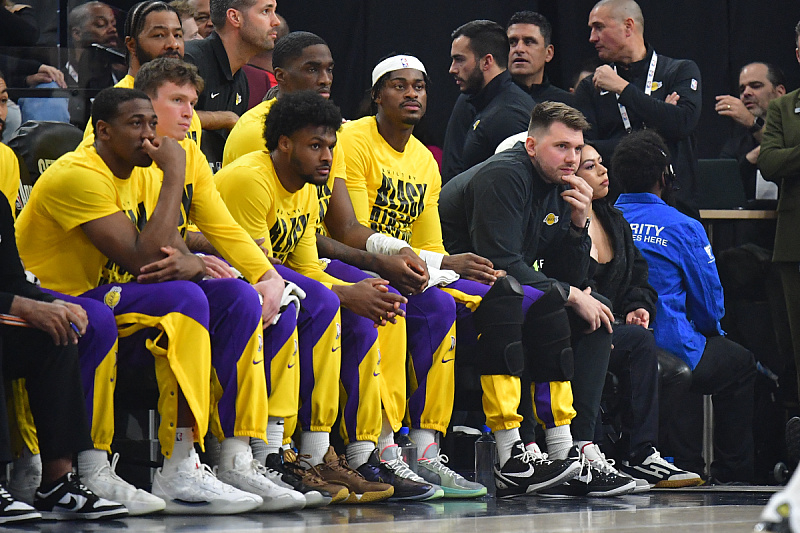 Luka Dončić prvi put u opremi Los Angeles Lakersa (Foto: Reuters)