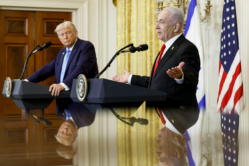 Benjamin Netanyahu oduševljen Trumpovim idejama (Foto: EPA-EFE)