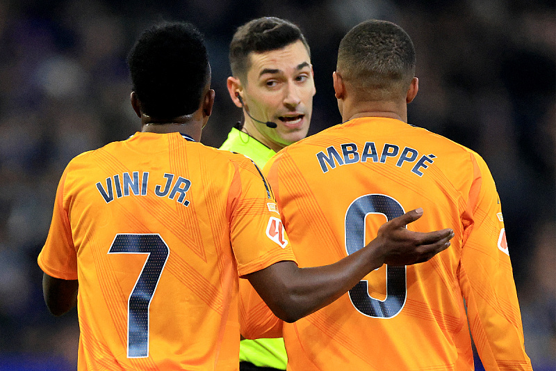 Vinicius i Kylian Mbappe (Foto: Reuters)