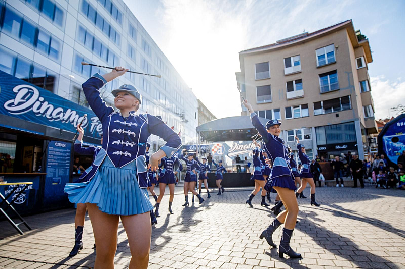 Dinamo fest – Proslava 111. rođendana kluba, mažoretkinje (Foto: Davor Puklavec / Pixsell