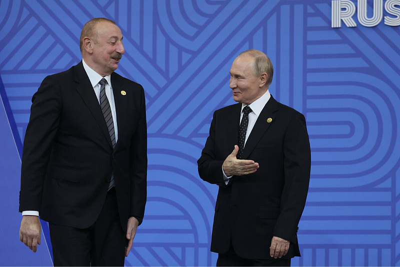 Ilham Alijev i Vladimir Putin. (Foto: EPA-EFE)