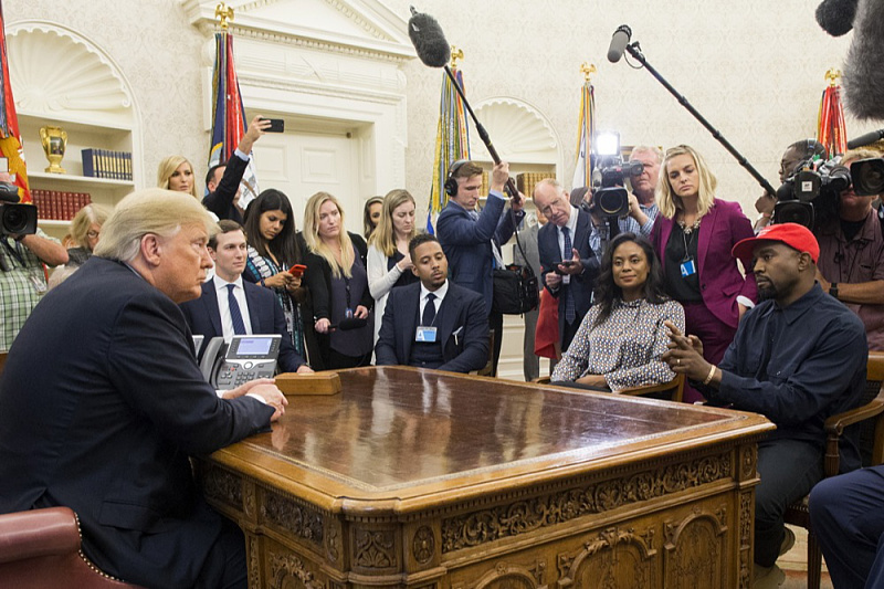 Kanye West i Donald Trump (Foto: EPA-EFE)