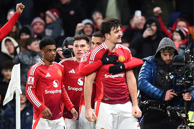 Maguire je donio trijumf Unitedu nad Leicesterom (Foto: Reuters)