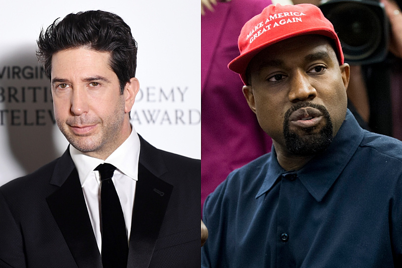 David Schwimmer i Kanye West (Foto: EPA-EFE)