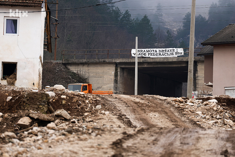 Donja Jablanica, 26. januara 2025. godine (Foto: I. L./Klix.ba)