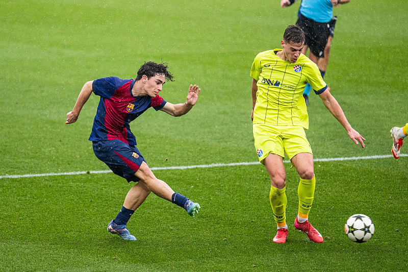 Detalj s današnje utakmice (Foto: FC Barcelona-Masia/Twitter)